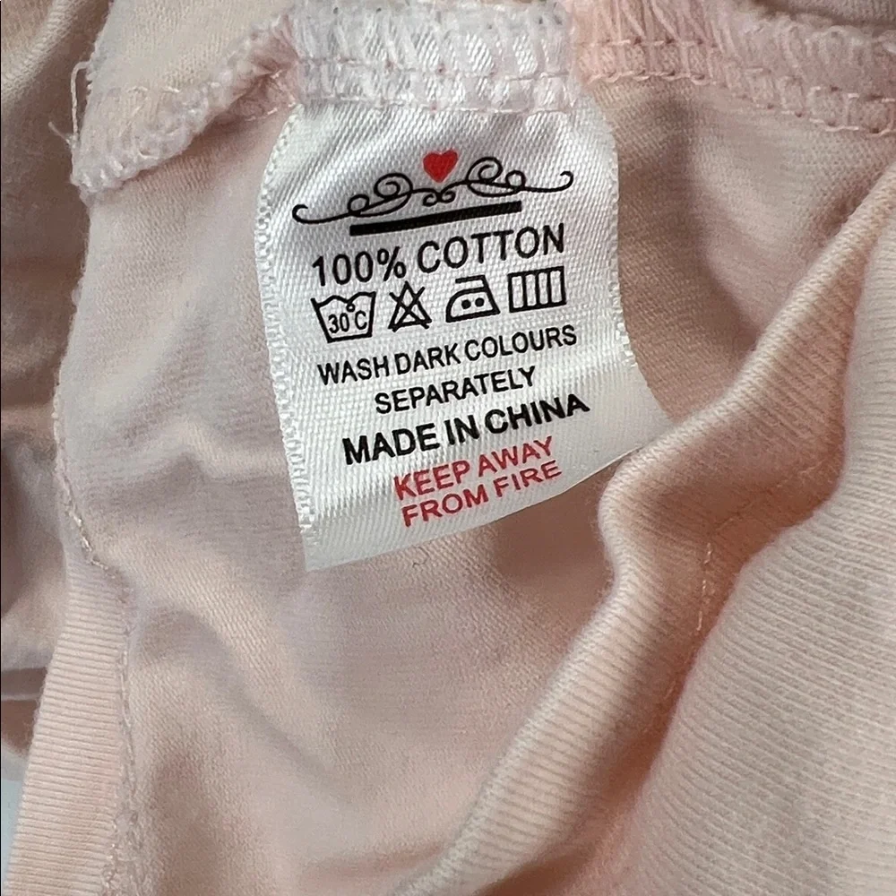 Girl’s Dress - Size 7/8 - Pink and White - Bunny Ballerina
